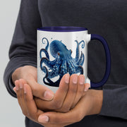 Blue Octopus Mug – Ocean Art Coffee Cup in 11oz or 15oz