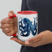 Blue Octopus Mug – Ocean Art Coffee Cup in 11oz or 15oz