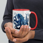 Blue Octopus Mug – Ocean Art Coffee Cup in 11oz or 15oz