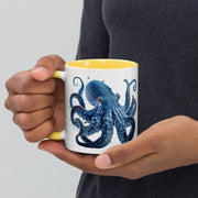 Blue Octopus Mug – Ocean Art Coffee Cup in 11oz or 15oz