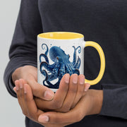 Blue Octopus Mug – Ocean Art Coffee Cup in 11oz or 15oz