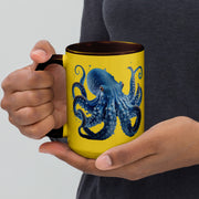 Blue Octopus Mug – Ocean Art Coffee Cup in 11oz or 15oz