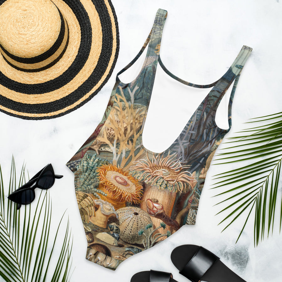 Ocean Life IV One-Piece Swimsuit – Vibrant Marine-Inspired Swimwear