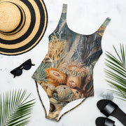 Ocean Life IV One-Piece Swimsuit – Vibrant Marine-Inspired Swimwear