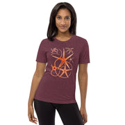 Orange Starfish Short sleeve t-shirt